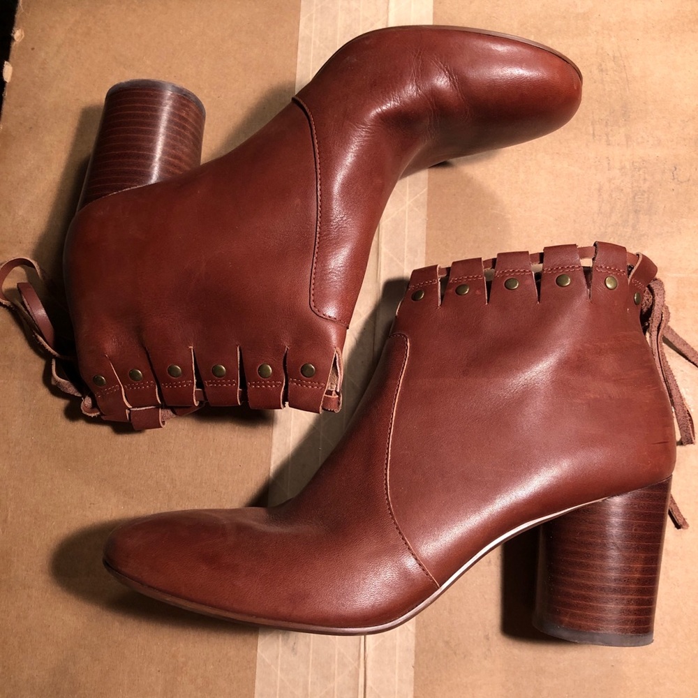 Madewell brown booties
